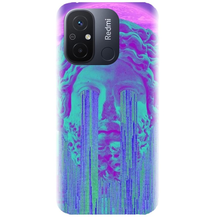 Силиконов капак, съвместим с Xiaomi Redmi 12c - модел Glitch