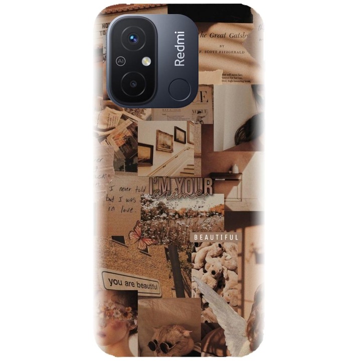 Силиконов калъф, съвместим с модел Xiaomi Redmi 12c - Im Your Crime