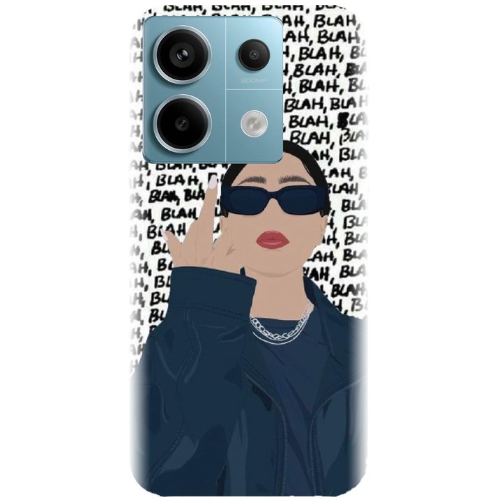 Силиконов калъф, съвместим с Xiaomi Redmi Note 13 Pro 5G - модел Girl Power