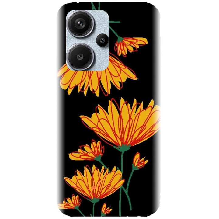 Силиконов капак, съвместим с Xiaomi Redmi Note 13 Pro+ 5g - модел Flori De Camp