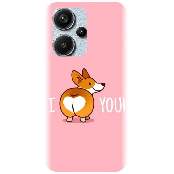 Силиконов кейс съвместим с Xiaomi Redmi Note 13 Pro+ 5g - модел I Corgi U