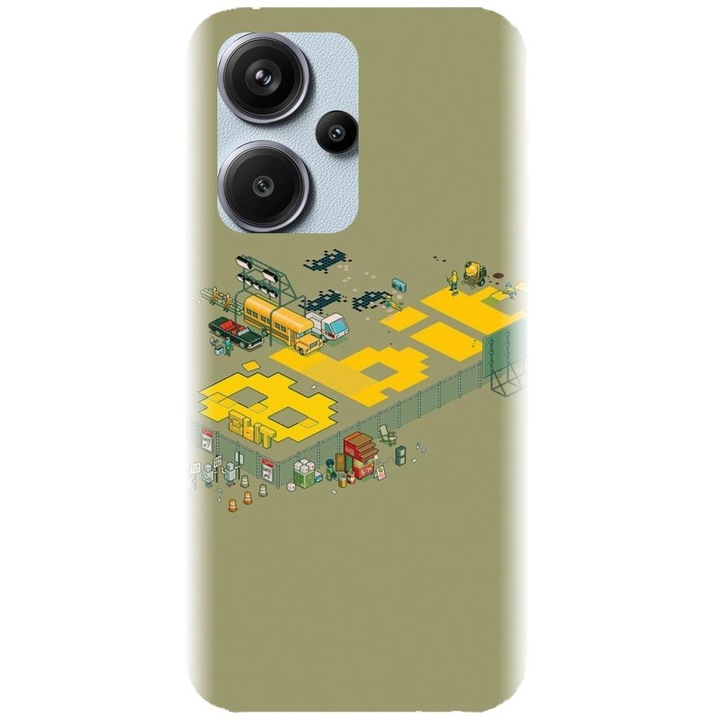 Husa din silicon compatibila cu Xiaomi Redmi Note 13 Pro+ 5g - model 8 Bit