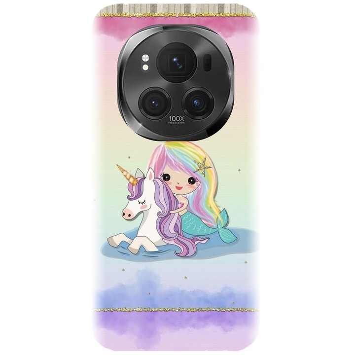 Szilikon tok kompatibilis a Honor Magic 6 Pro - Mermaid és unikornis modellel