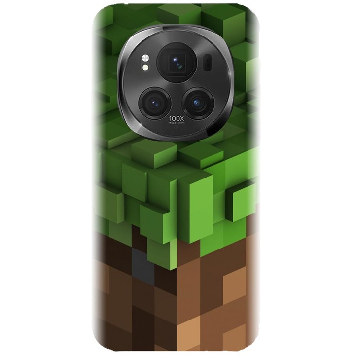 Силиконов калъф, съвместим с Honor Magic 6 Pro - модел Minecraft