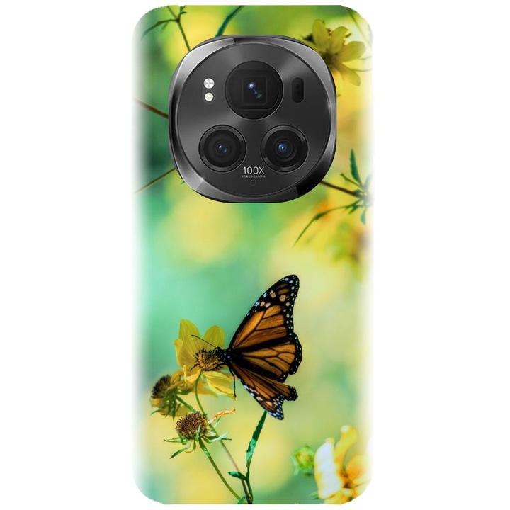 Силиконов кейс съвместим с Honor Magic 6 Pro - модел Butterfly 001