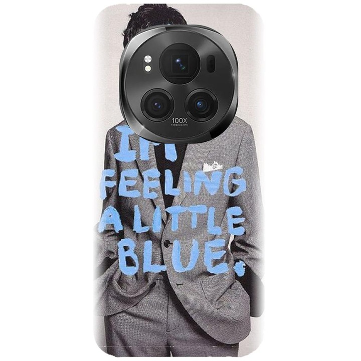 Szilikon tok kompatibilis a Honor Magic 6 Pro - Collage Feelin Blue modellel