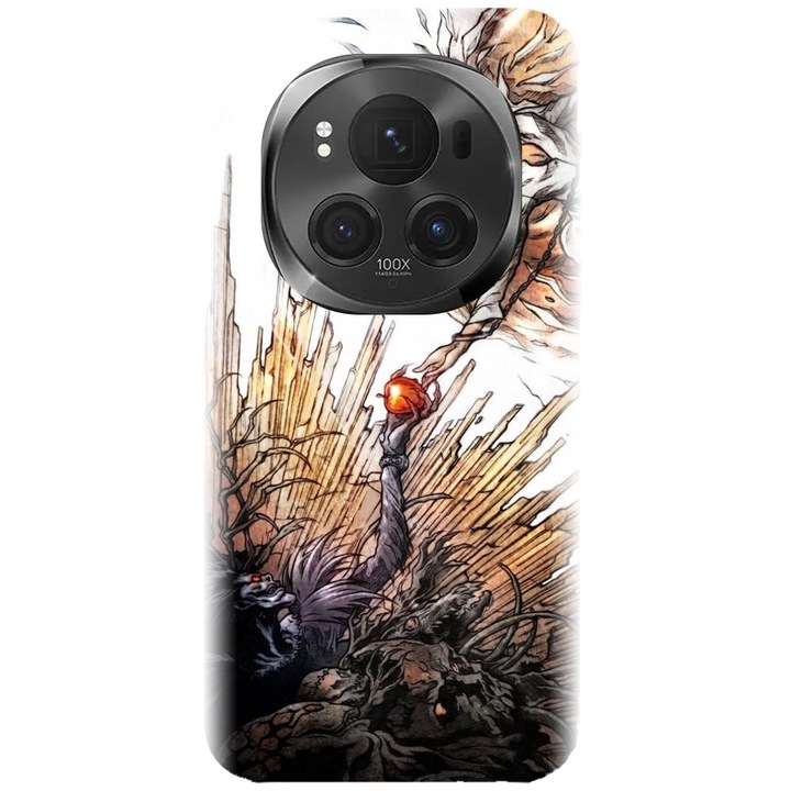 Szilikon tok kompatibilis a Honor Magic 6 Pro - Death Note modellel