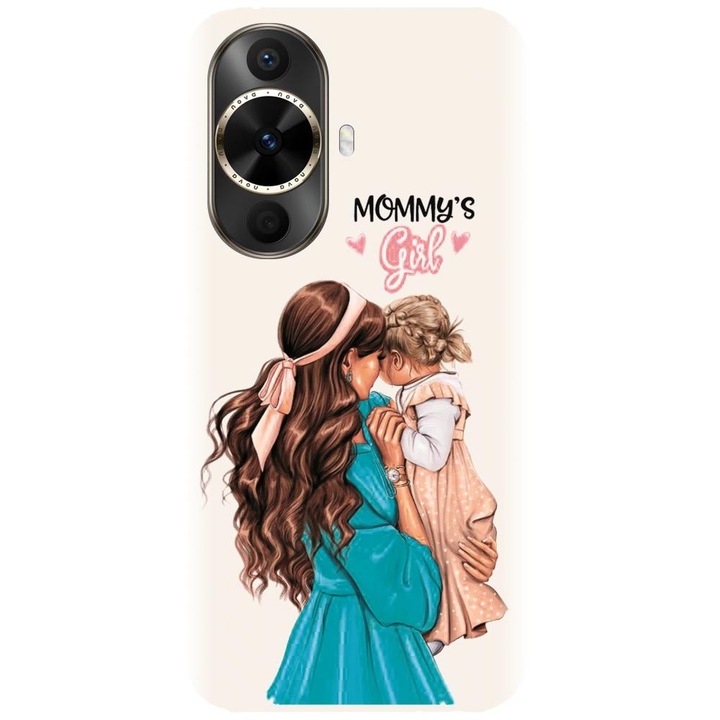 Силиконов кейс съвместим с Huawei Nova 12s - Супер модел майка и дъщеря