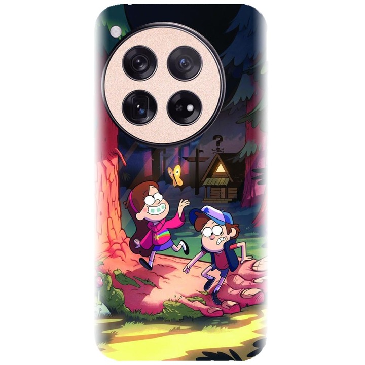 Husa din silicon compatibila cu OnePlus 12 - model Gravity Falls