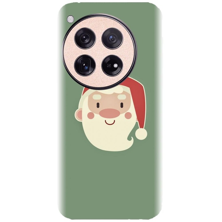 Husa din silicon compatibila cu OnePlus 12 - model Cute Santa Claus