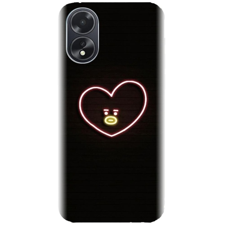 Husa din silicon compatibila cu Oppo A18 - model BTS