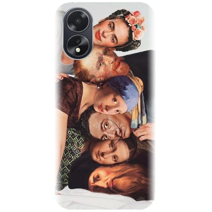 Силиконов калъф, съвместим с Oppo A18 - модел Friends 2