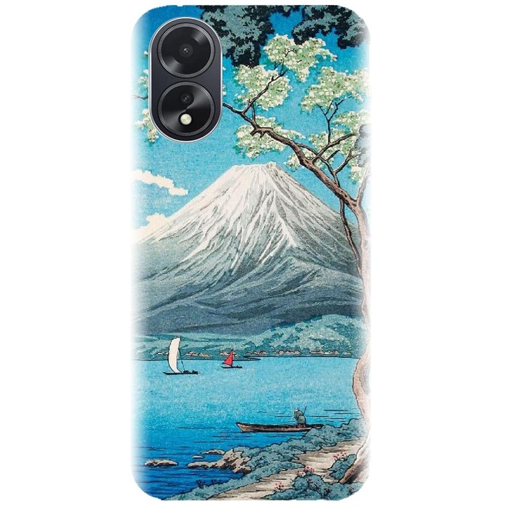 Husa din silicon compatibila cu Oppo A18 - model Peisaj