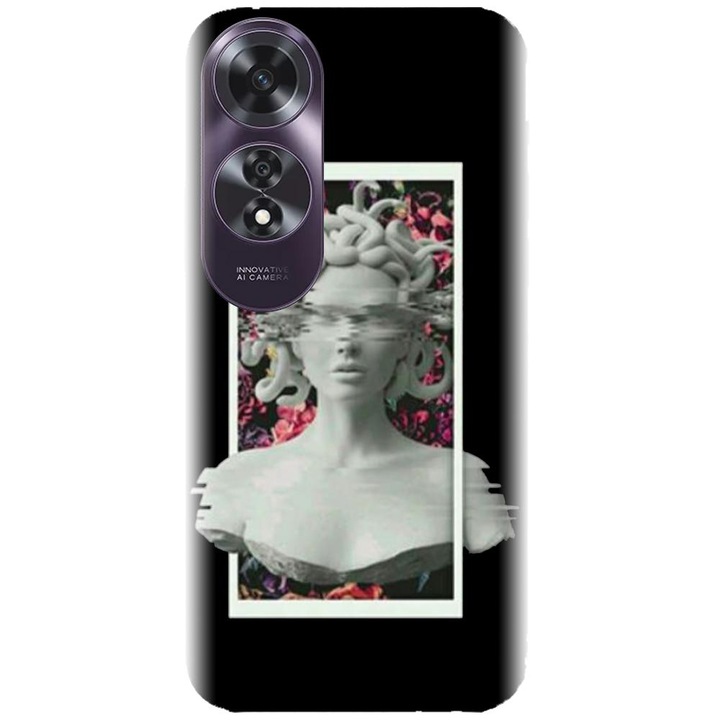 Силиконов калъф, съвместим с Oppo A60 - модел Contemporary Art 2