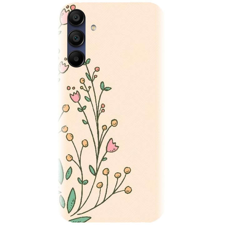 Szilikon tok kompatibilis a Samsung Galaxy A15 4g / A15 5g - Small Flowers modellel