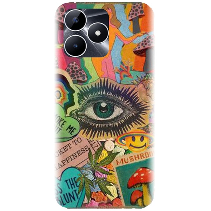 Силиконов калъф, съвместим с Realme Note 50 - Indie core модел