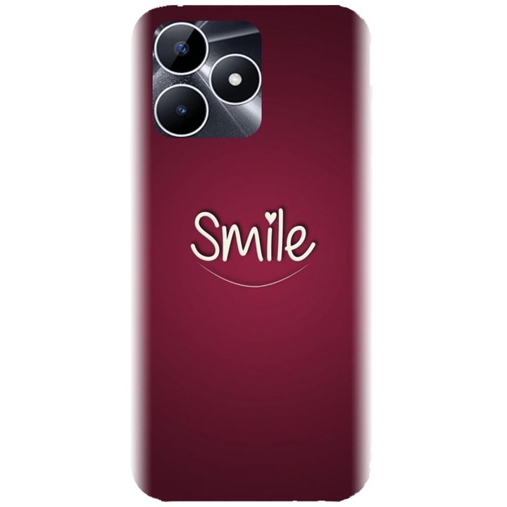 Силиконов капак, съвместим с Realme Note 50 - модел Smile Love