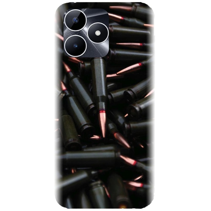 Силиконов калъф, съвместим с модел Realme Note 50 - Weapons Ammunition