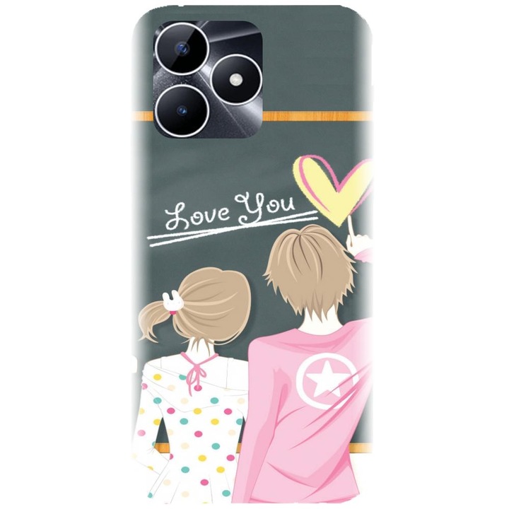 Силиконов капак, съвместим с Realme Note 50 - Училищен модел