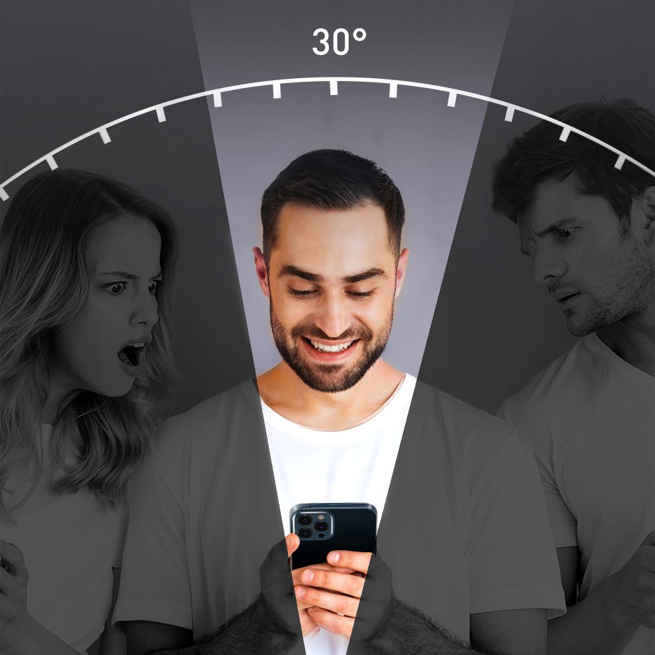 Folie de protectie ecran Privacy Hydrogel din silicon, TPU, compatibila cu iPhone 14, Perfect fit, acopera tot ecranul, ISAG