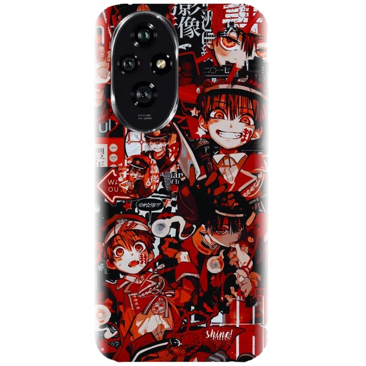 Husa din silicon compatibila cu Honor 200 - model Anime Red