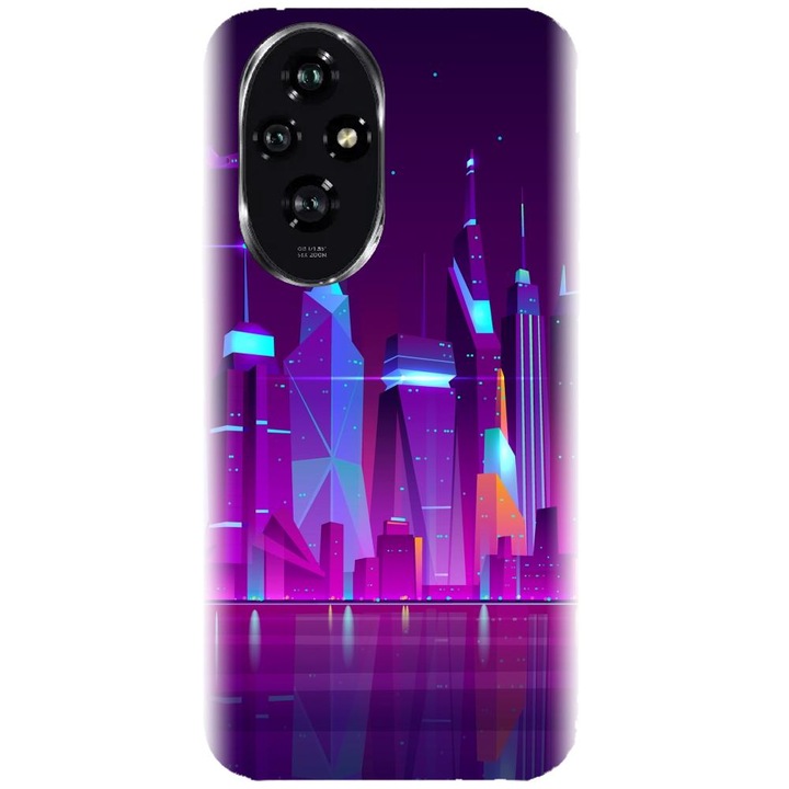 Husa din silicon compatibila cu Honor 200 - model Town