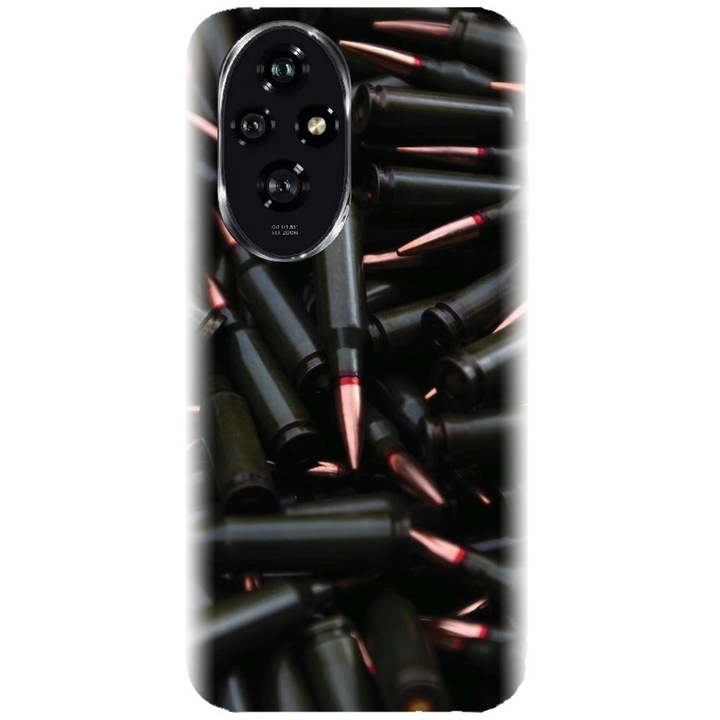 Husa din silicon compatibila cu Honor 200 - model Weapons Ammunition