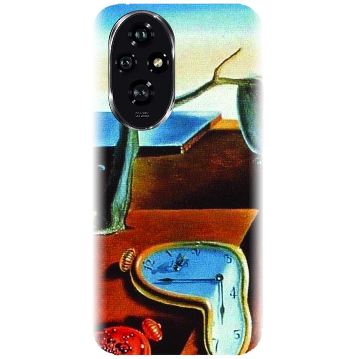 Husa din silicon compatibila cu Honor 200 - model The Persistence Of Memory