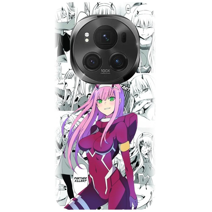 Силиконов калъф, съвместим с модела Honor Magic 6 Pro - Anime Zero Two
