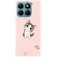 Husa din silicon compatibila cu Honor X8b - model Cute cat