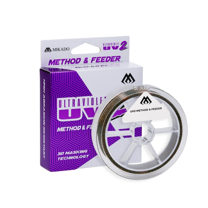 Mikado Fir fluocarbon pentru ULTRAVIOLET II METHOD&FEEDER 0.20mm/8.95kg/150m