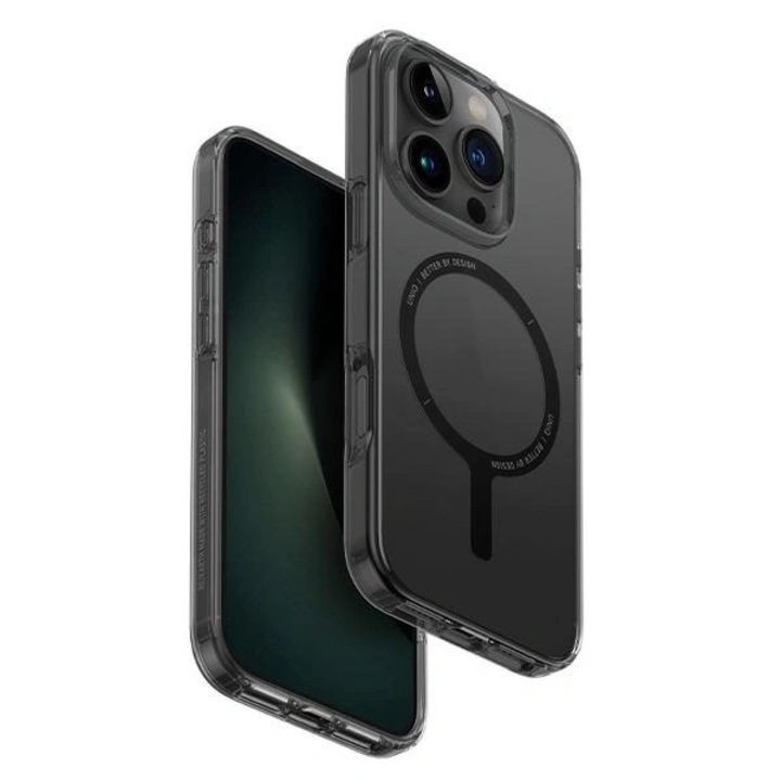 Кейс за телефон Apple iPhone 16 Pro, UNIQ, TPU, удароустойчив, сив