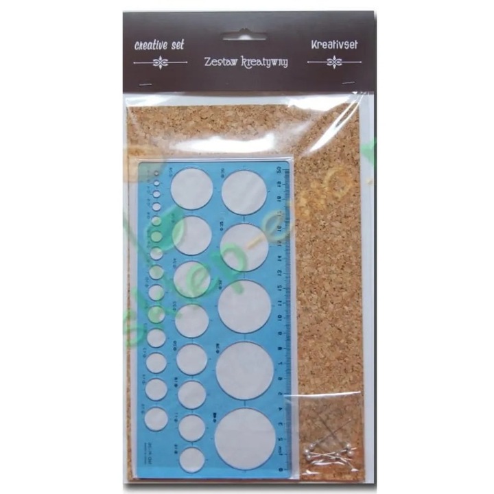 Set de quilling Nr 1, Galeria Hobby, 27 forme, 21x10,5cm, 25x15cm