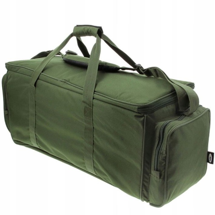 Szigetelt horgásztáska, NGT, 709L, zöld, 80x32x27cm, több rekesszel