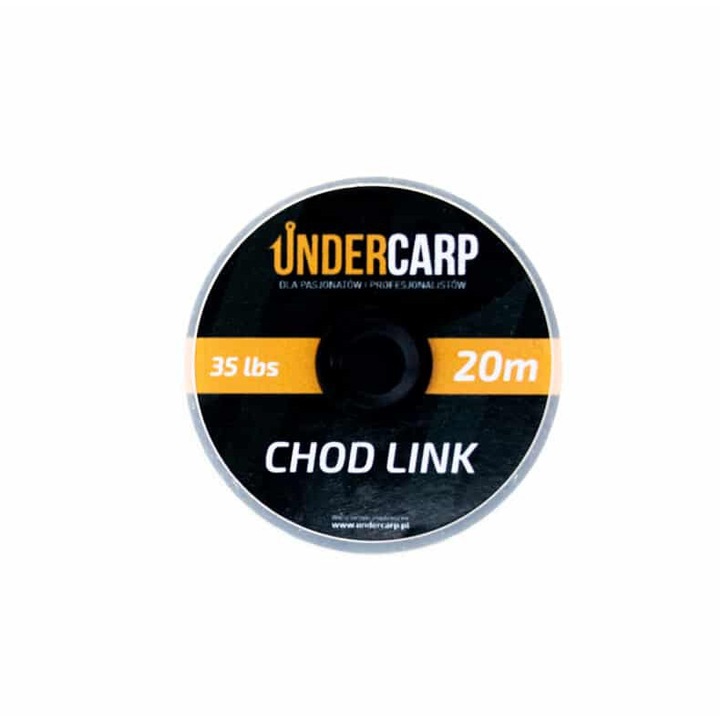 Sfoara Chod Link 35 lbs, UNDERCARP, 20 m, material rigid, tehnologie Diffusion Camo