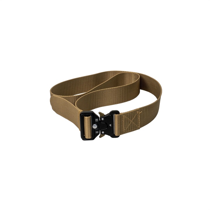 Katonai öv, állítható, speciális ötvözet gyorscsatlakozó, 120cm, barna Z-TOOLS / ZTS 8277