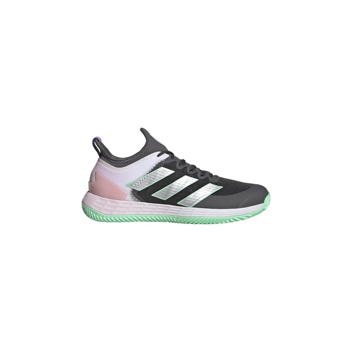 Pantofi dama tenis Adidas Adizero Ubersonic 4, Sintetic, Gri-Alb