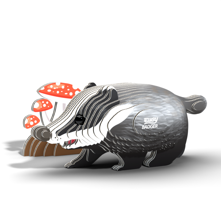 Пъзел Борсук Eugy, Bursuc, 35 части, размер 80x23x160мм, за деца 6 години+