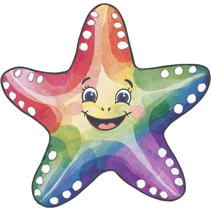 Sticker decorativ, Stea de Mare, Multicolor, 12740ST-11