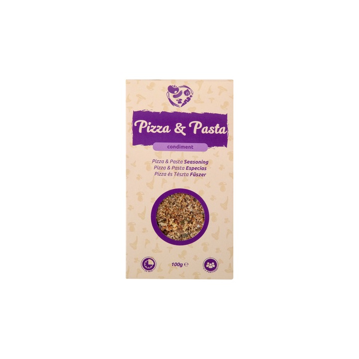 Pizza & Pasta Condiment, 100% natural, fara conservanti, fara coloranti sau arome artificiale, 100gr