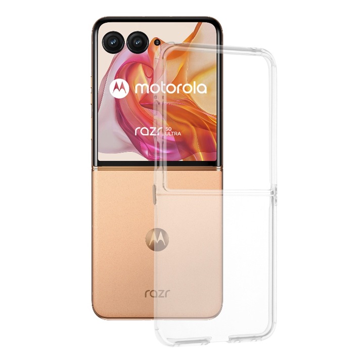 Кейс за Motorola Razr 50 Ultra - Clear Silicone - Прозрачен