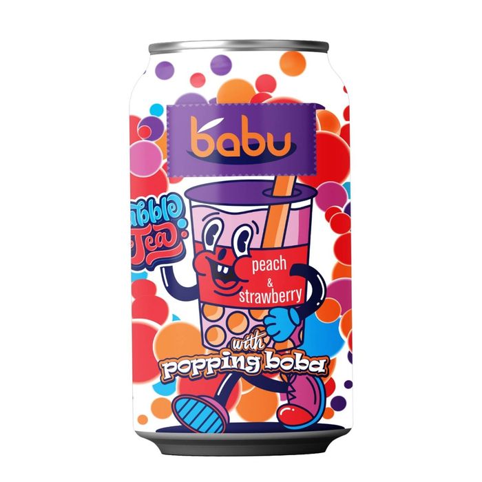 ✴babu✴️ページ Ceai bubble tea babu piersici si capsuni 315 ml - eMAG.ro