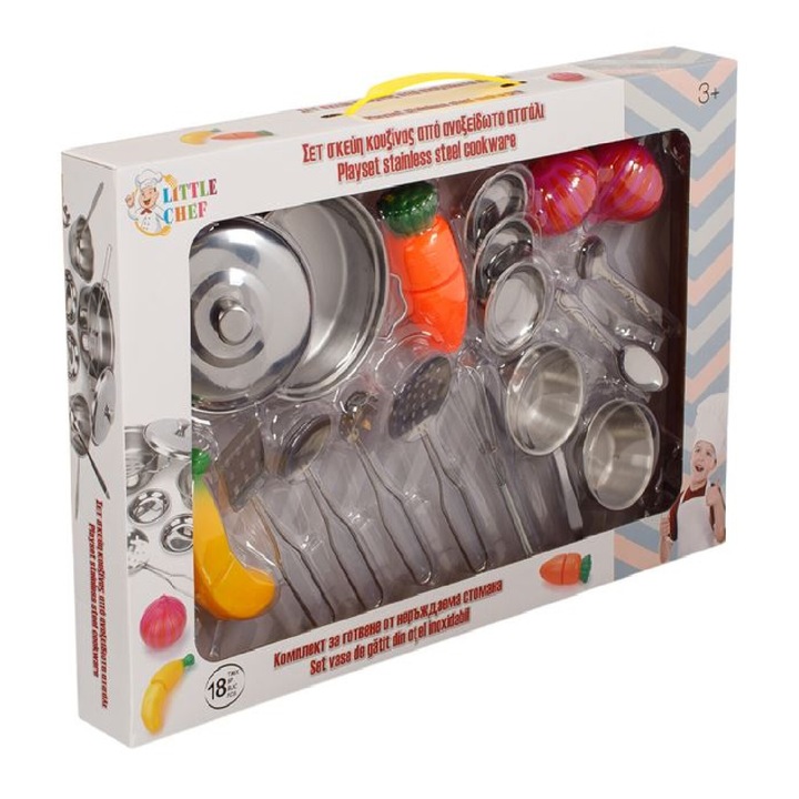 Gyerekkészlet, konyhai eszközök, 18 db