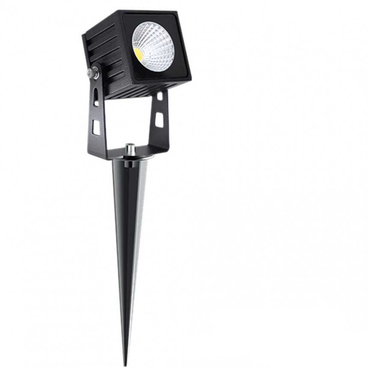 Proiector LED, Lightex, OSLO, 5W, 220V, 4000K, 400lm, IP65, Negru