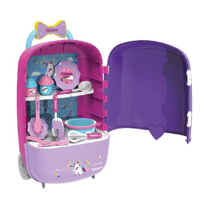 Set Bucatarie copii, 12 bucati, Multicolor