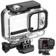 Carcasa Protectie Waterproof pentru Camera Video Sport, Hggzeg, Compatbil Cu GoPro Hero 12, 11, 10, 9, Adancime maxima 60 metri, Instalare/eliminare rapida, Policarbonat, Transparent/Negru