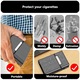 Set 2 Tabachera, SINBINTA, Inchidere sistem magnetic, Capacitate 20 tigarete, Suprafata este neteda, sigura si durabila, Usor de utilizat si de transportat, Pentru locuinte, birouri, exterior, balcoane, ABS/Aliaj de zinc, 61x29.5x92mm, Argintiu/Negru