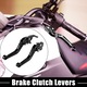 Set 2 manete ambreiaj/frana pentru motocicleta, SINBINTA, Rezistent la uzura, Durabil si robust, Neted si rezistent la rugina, Usor de instalat si utilizat, Pentru motociclete, scutere, biciclete electrice, Aliaj de Aluminiu, Negru