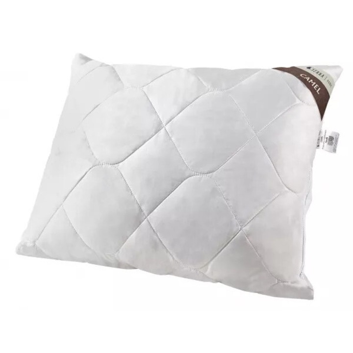 Perna reglabila Senna Home, 70x80cm, lana de camila, fermitate medie, alb