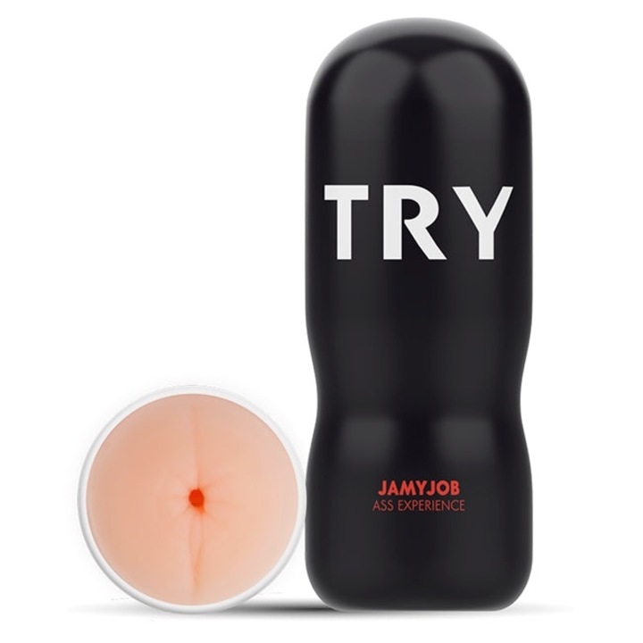 Masturbator JAMYJOB Try Edition, ASS EXPERIENCE, forma anala, pentru momente Intime Intense, 16.5 cm